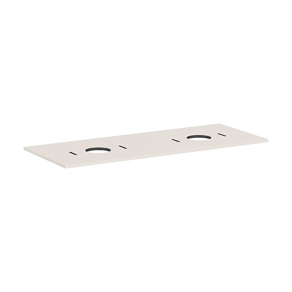 Hansgrohe Konsole Xilesa E 1375x550mm  m.2 Ausschnitten Aufsatzwasch.o.Hl SBma