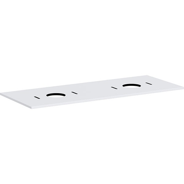 Hansgrohe Konsole Xilesa E 1375x550mm  m.2 Ausschnitten f.Aufsatzwasch.o.Hl MW