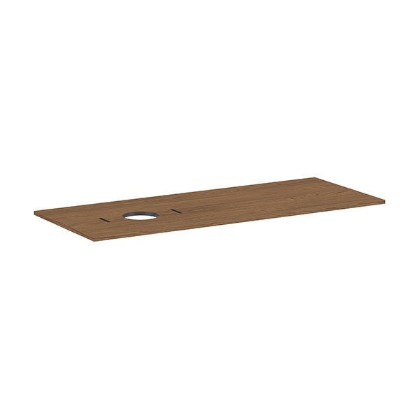 Hansgrohe Konsole Xilesa E 1375x550mm  m.Ausschnitt li.Aufsatzwasch.o.Hl ECHK