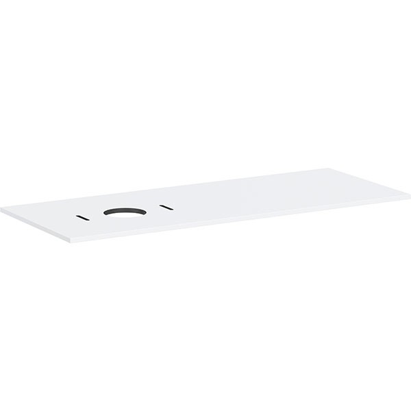 Hansgrohe Konsole Xilesa E 1375x550mm  m.Ausschnitt li.f.Aufsatzwasch.o.Hl MW