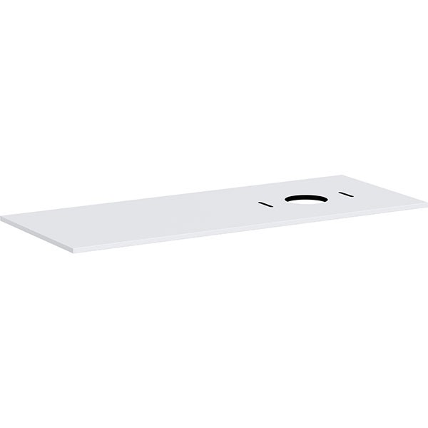 Hansgrohe Konsole Xilesa E 1375x550mm  m.Ausschnitt re.f.Aufsatzwasch.o.Hl MW