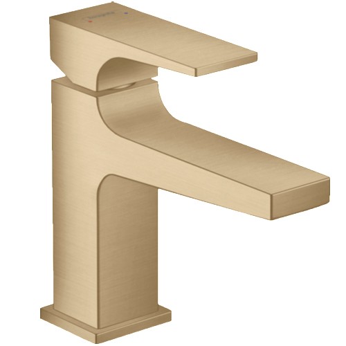 Hansgrohe Metropol Waschtischmischer 100 Brushed Bronze kurzer Auslauf mit Push-Open Ablaufg.
