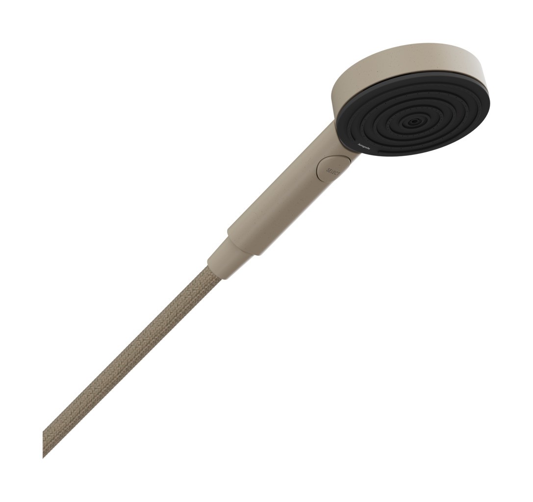 Hansgrohe Pulsify Planet Edition Handbrause 105 3jet Relaxation EcoSmart+ Select Sand (recycelt)