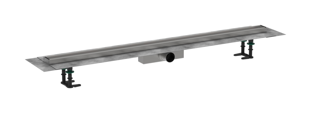 Hansgrohe RainDrain Compact Komplettset Duschrinne 1200 befliesbar für Standardinstallation k.a.
