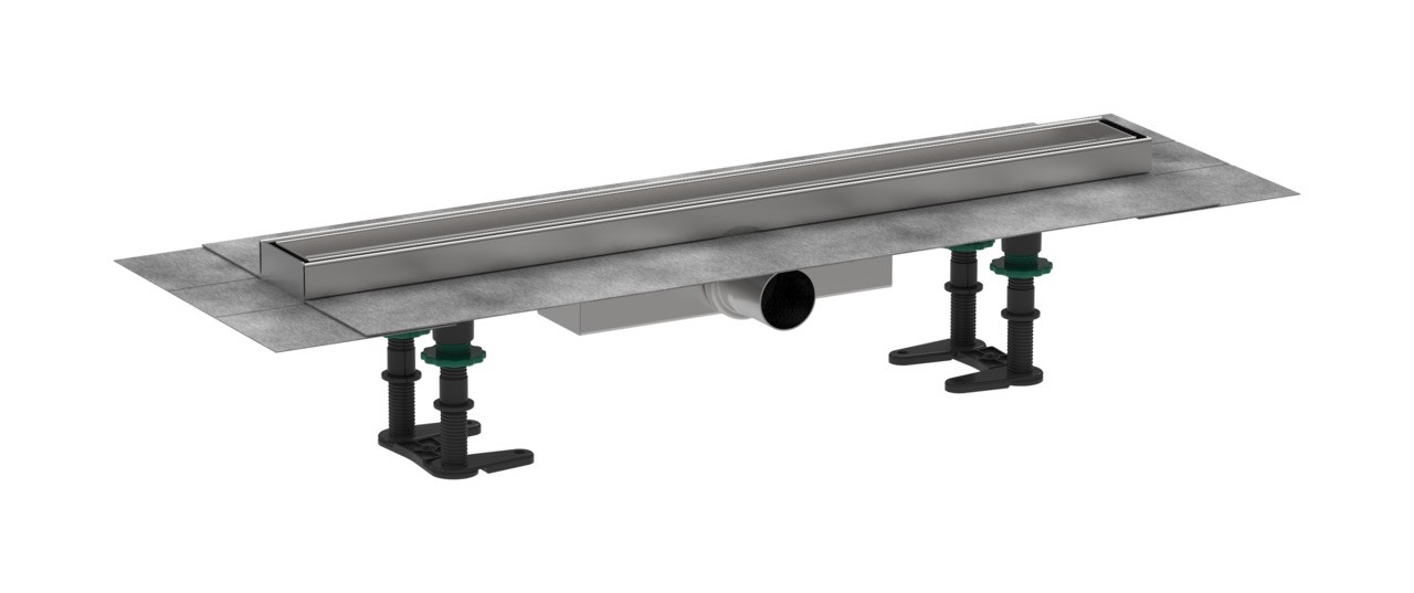 Hansgrohe RainDrain Compact Komplettset Duschrinne 600 befliesbar für flache Installation k.a.