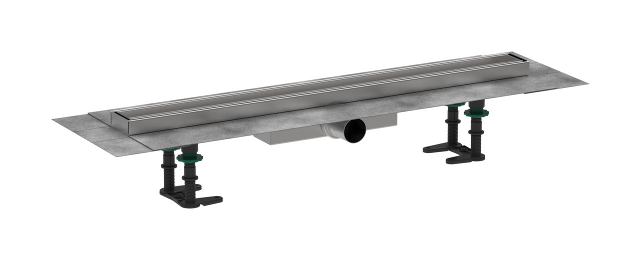 Hansgrohe RainDrain Compact Komplettset Duschrinne 700 befliesbar für flache Installation k.a.