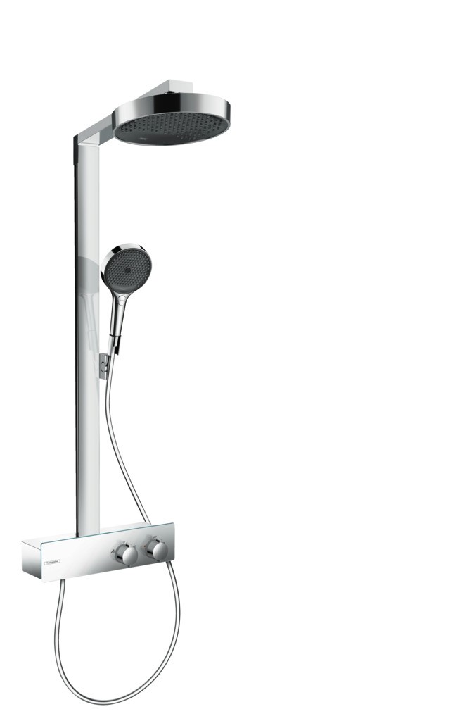 Hansgrohe Rainfinity Showerpipe 250 1jet EcoSmart mit ShowerTablet 350 Chrom