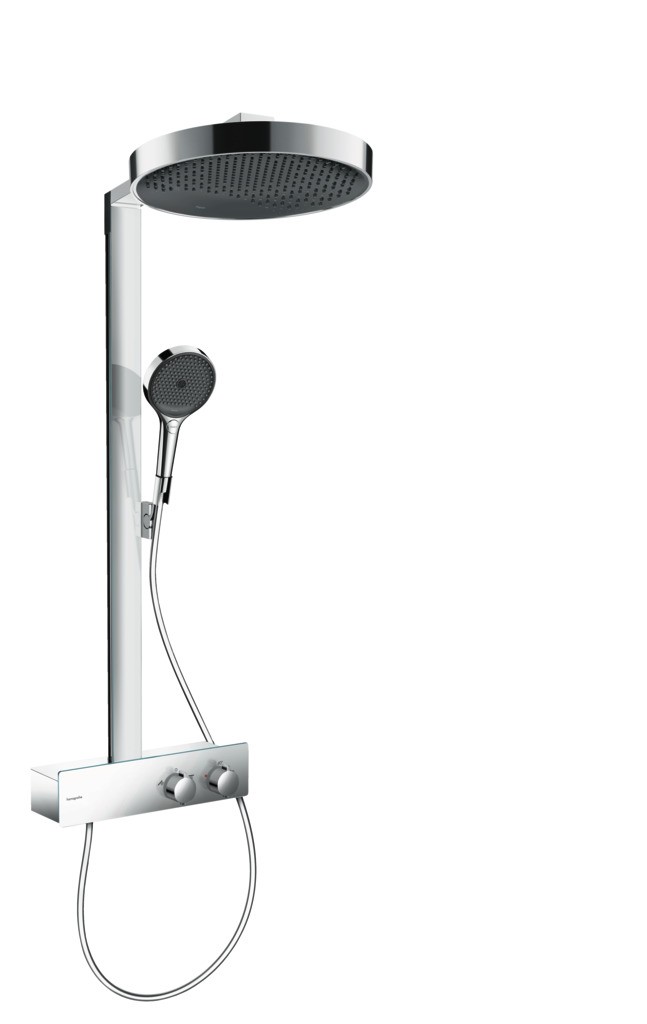 Hansgrohe Rainfinity Showerpipe 360 1jet mit ShowerTablet 350 Chrom
