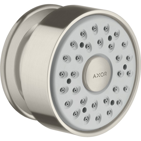 Hansgrohe Seitenbrause 1jet rund  Edelstahl Optic