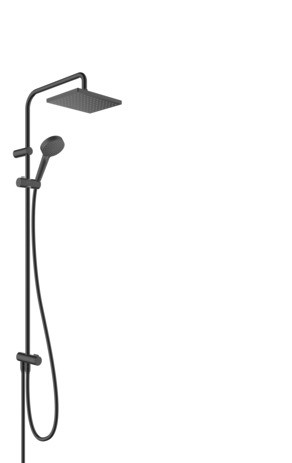Hansgrohe Showerpipe 230 1jet Vernis Shape Reno EcoSmart mattschwarz