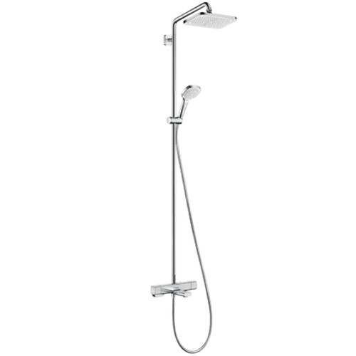 Hansgrohe Showerpipe Croma E 280 1jet chrom mit Wannenthermostat