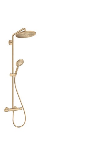 Hansgrohe Showerpipe Croma Select S 280 EcoSmart mit Raindance Handbrause brushed bronze