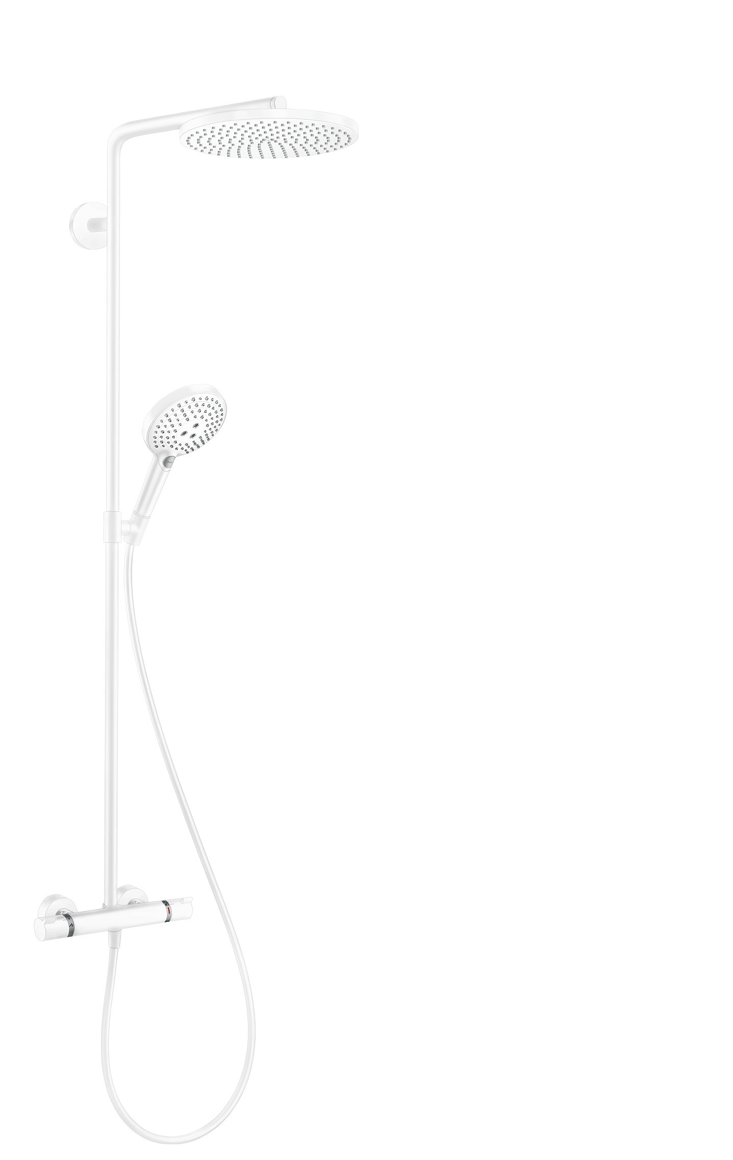 Hansgrohe Showerpipe Raindance Select S 240 1jet PowderRain mattweiss