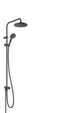 Hansgrohe Showerpipe Vernis Blend Reno EcoSmart mattschwarz