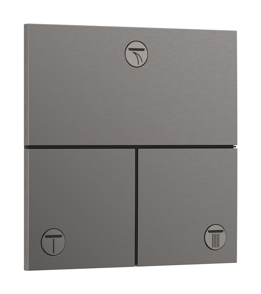 Hansgrohe ShowerSelect Comfort E Ventil Unterputz für 3 Verbraucher Brushed Black Chrome