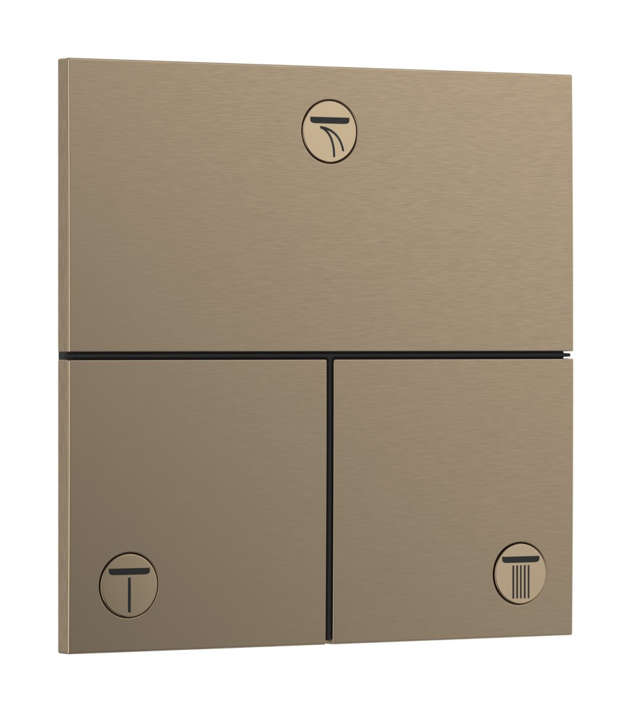 Hansgrohe ShowerSelect Comfort E Ventil Unterputz für 3 Verbraucher Brushed Bronze