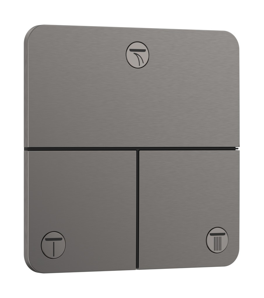 Hansgrohe ShowerSelect Comfort Q Ventil Unterputz für 3 Verbraucher Brushed Black Chrome