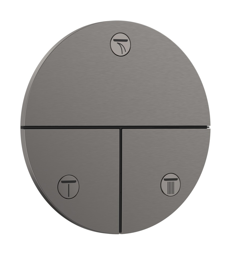 Hansgrohe ShowerSelect Comfort S Ventil Unterputz für 3 Verbraucher Brushed Black Chrome