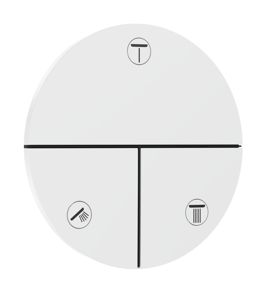 Hansgrohe ShowerSelect Comfort S Ventil Unterputz für 3 Verbraucher Mattweiß