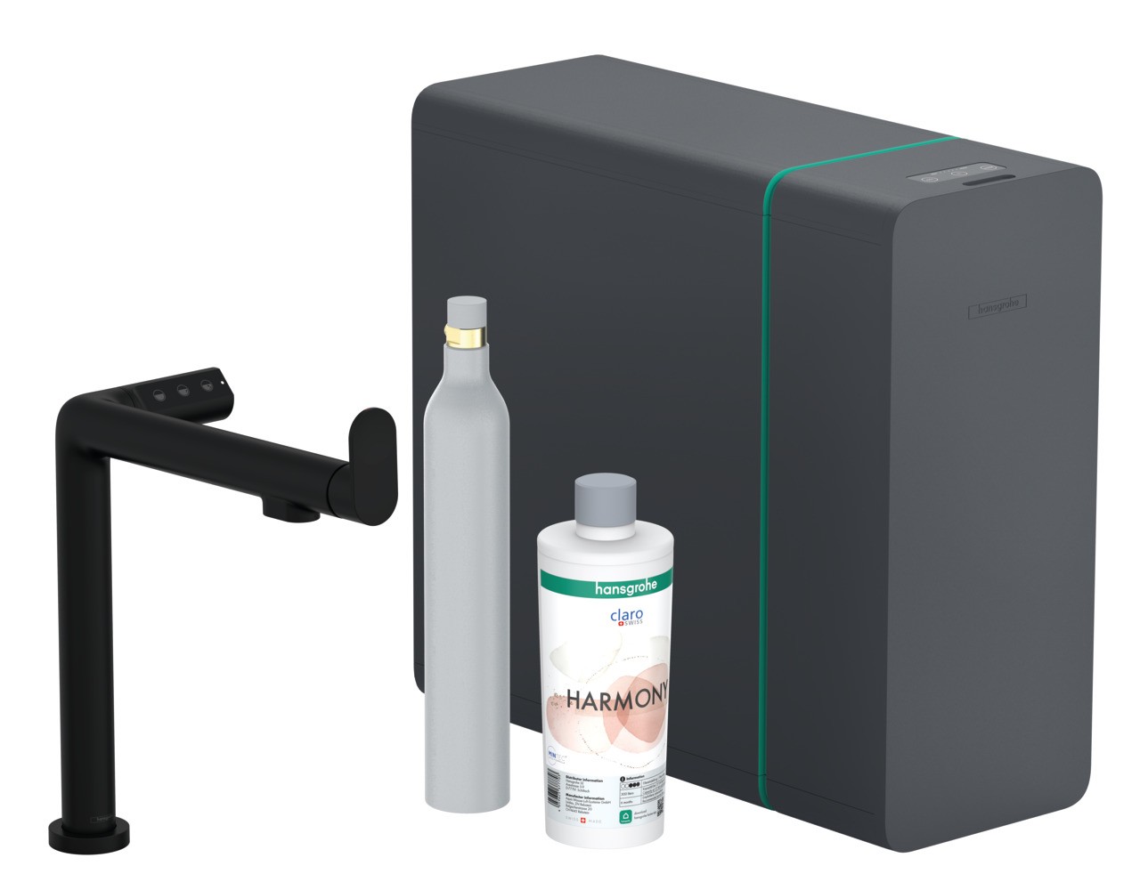Hansgrohe SodaSystem 240 Aqittura M91 1jet Starter Set Matt Black