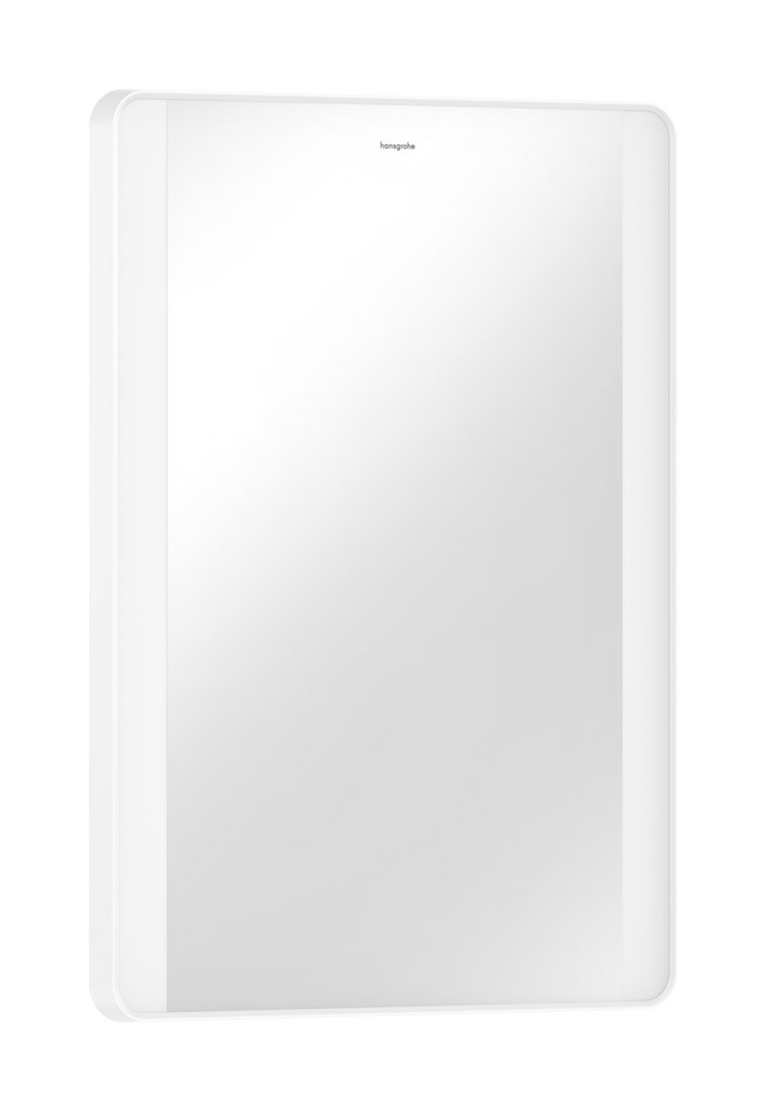 Hansgrohe Spiegel Xarita Lite Q 500/30 m.seitl.LED Beleuchtung Wandschalter Matt White