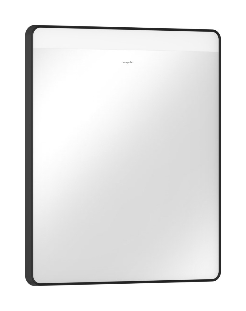 Hansgrohe Spiegel Xarita Lite Q 600/30 m.hor.LED Beleuchtung Wandschalter Matt Black