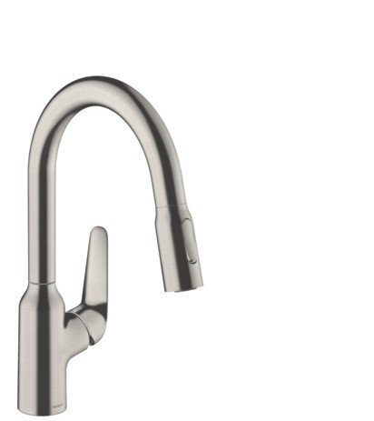 Hansgrohe Spültischmischer 180 Ausziehbrause M429-H180ST edelstahl-optik