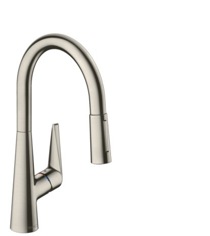 Hansgrohe Spültischmischer 200 Talis M51 Eco Ausziehbrause 2jet edelstahl-optik