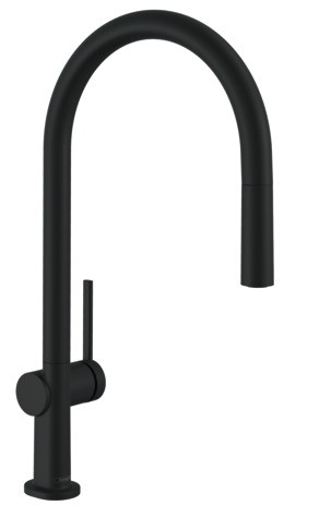 Hansgrohe Spültischmischer 210 Talis M54 Ausziehauslauf 1jet sBox mattschwarz