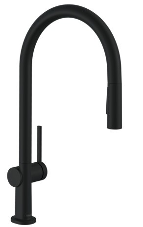 Hansgrohe Spültischmischer 210 Talis M54 Ausziehbrause 2jet sBox mattschwarz