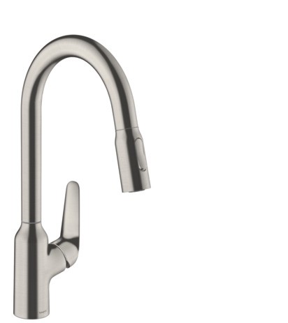 Hansgrohe Spültischmischer 220 Ausziehbrause M429-H220ST edelstahl-optik