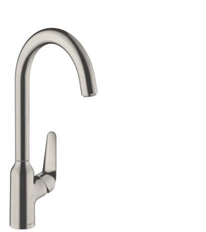 Hansgrohe Spültischmischer 220 Schwenkausl.M421-H220ST edelstahl-optik