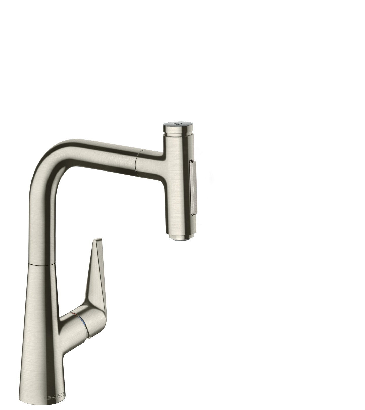 Hansgrohe Spültischmischer 220 Select 2jet sBox Ausziehbrause M5117-H220 edelstahl-optik