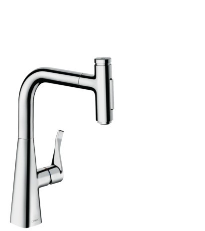 Hansgrohe Spültischmischer 240 Metris Select M71 Ausziehbrause 2jet chrom