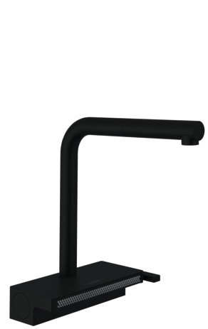 Hansgrohe Spültischmischer 250 Aquno Select M81 Ausziehauslauf 2jet sBox mattschwarz