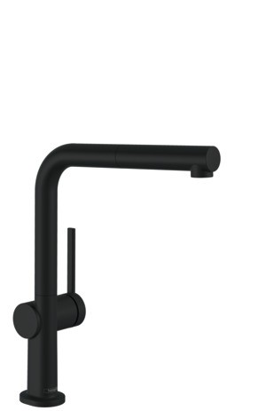 Hansgrohe Spültischmischer 270 Talis M54 Ausziehauslauf 1jet sBox mattschwarz