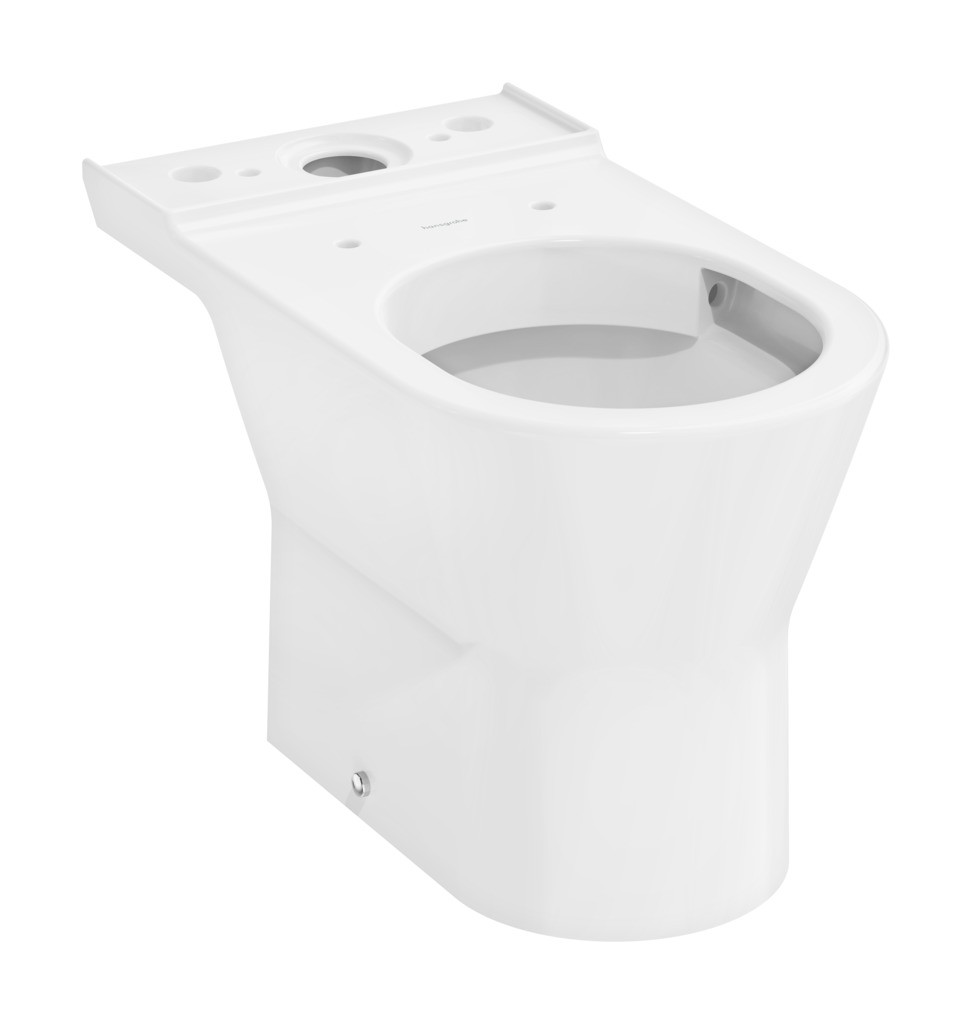 Hansgrohe StandWC EluPura Orig.S für aufge.Spü. 640 hor.Abgang spülr.ACF SMC weiß