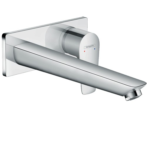 Hansgrohe Talis E 2-Loch Waschtischmischer Unterputz F-Set chrom langer Auslauf