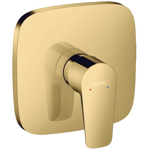 Hansgrohe Talis E Brausenmischer Unterputz Fertigset Polished Gold Optik