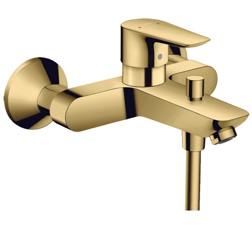 Hansgrohe Talis E Wannenmischer Aufputz Polished Gold Optik