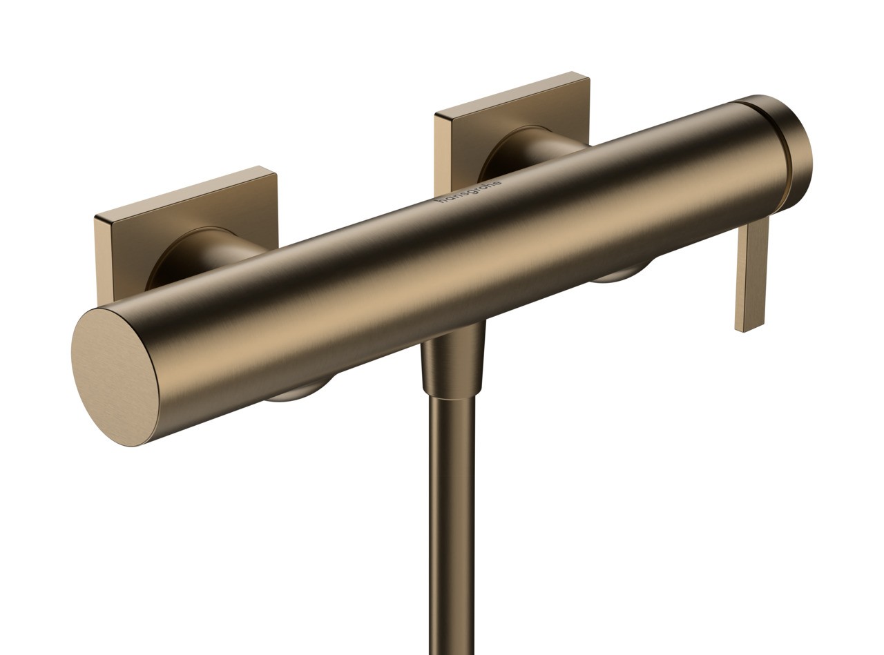 Hansgrohe Tecturis E Einhebel-Brausemischer Aufputz Brushed Bronze
