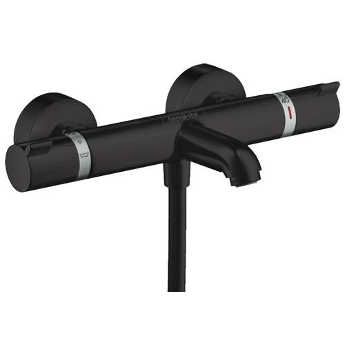 Hansgrohe Thermostat Ecostat Comfort Wanne Aufputz DN15 mattschwarz