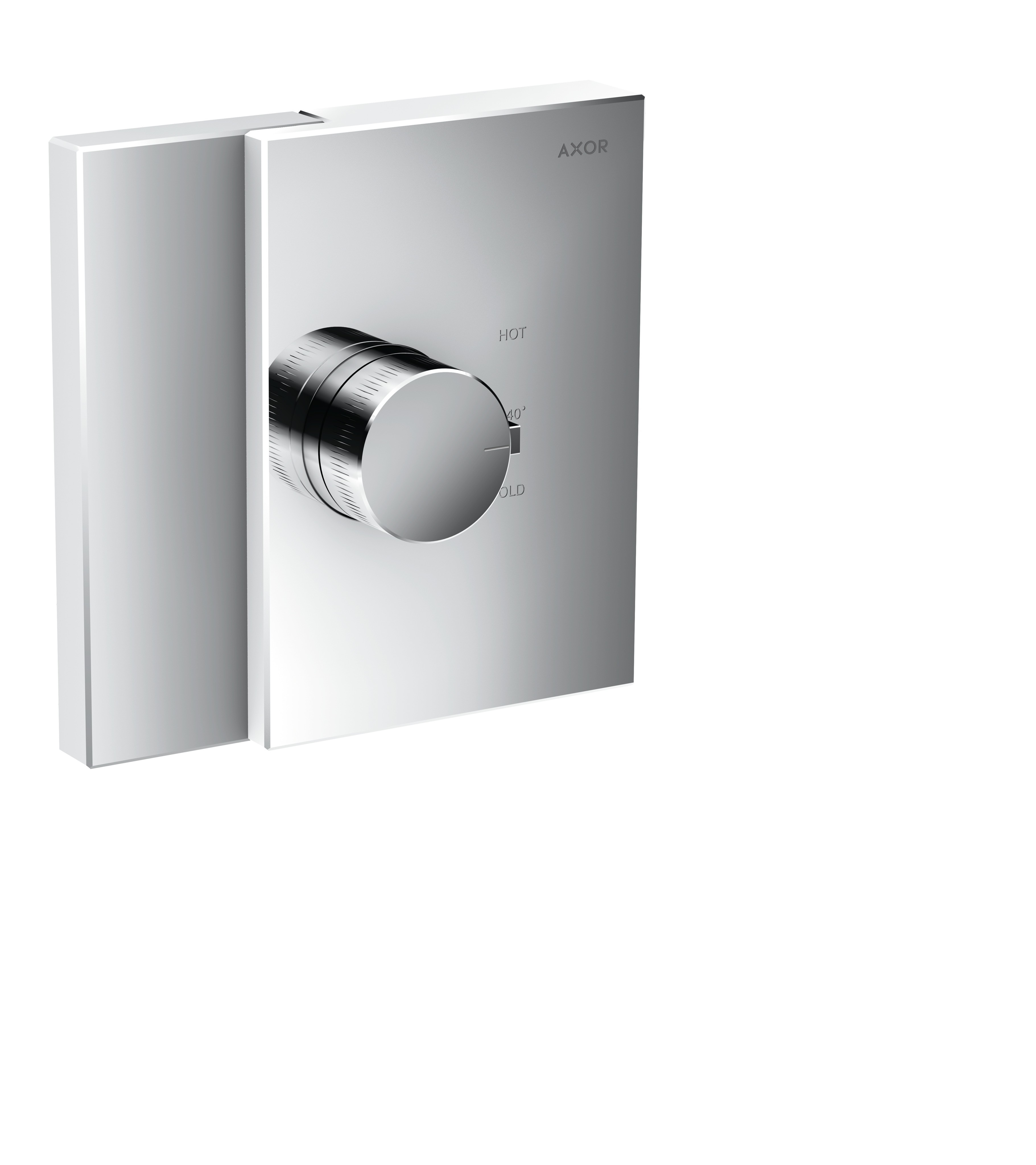 Hansgrohe Thermostat Unterputz Axor Edge High Flow Fertigset chrom
