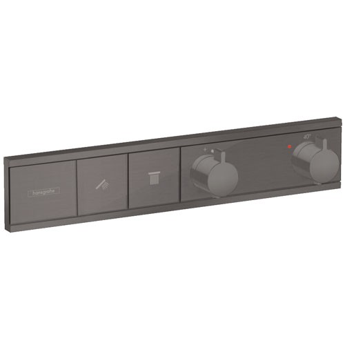 Hansgrohe Thermostat Unterputz RainSelect Fertigset 2 Verbraucher Brushed Black