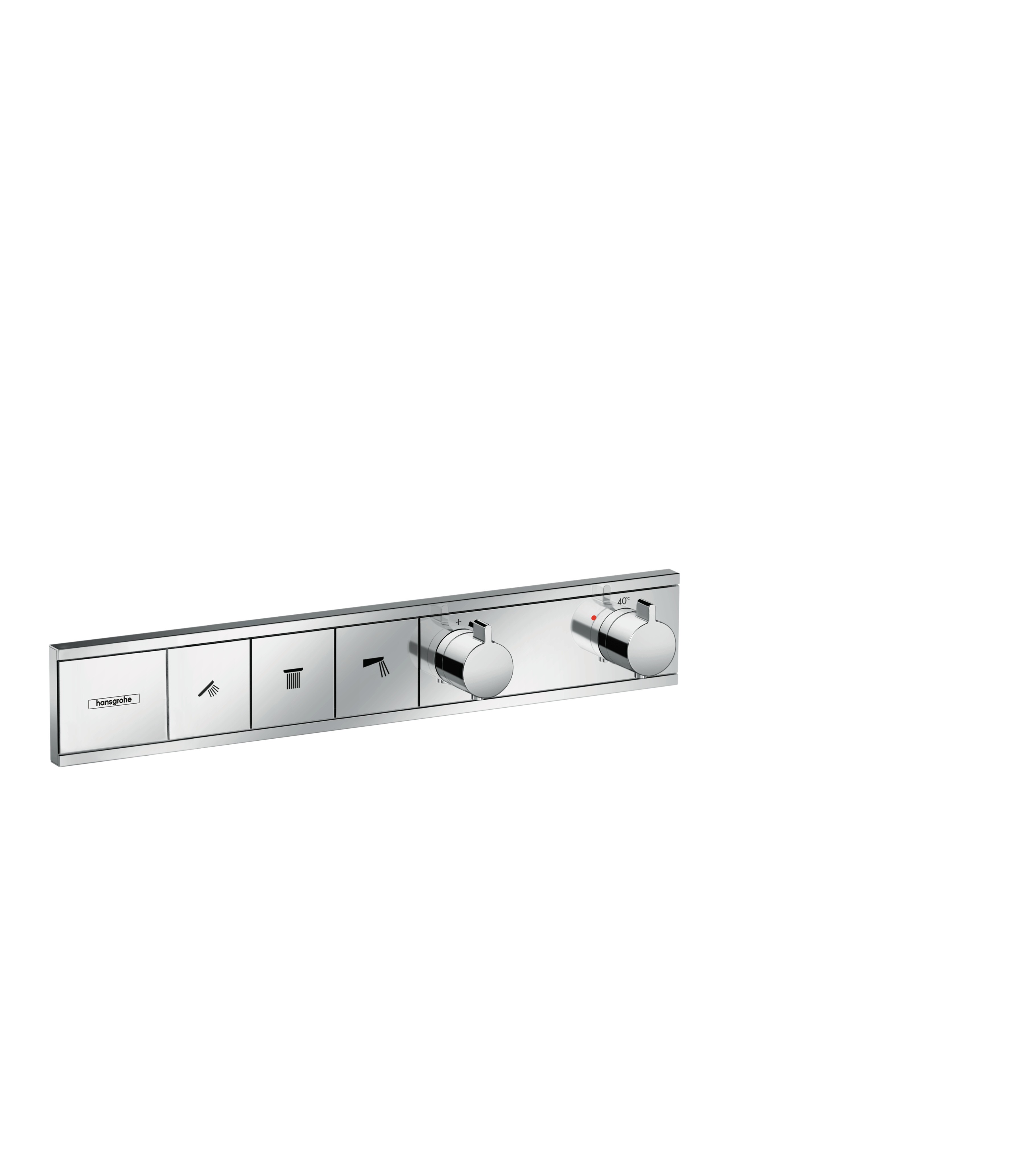 Hansgrohe Thermostat Unterputz RainSelect Fertigset 3 Verbraucher verchromt