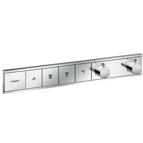 Hansgrohe Thermostat Unterputz RainSelect Fertigset 4 Verbraucher verchromt