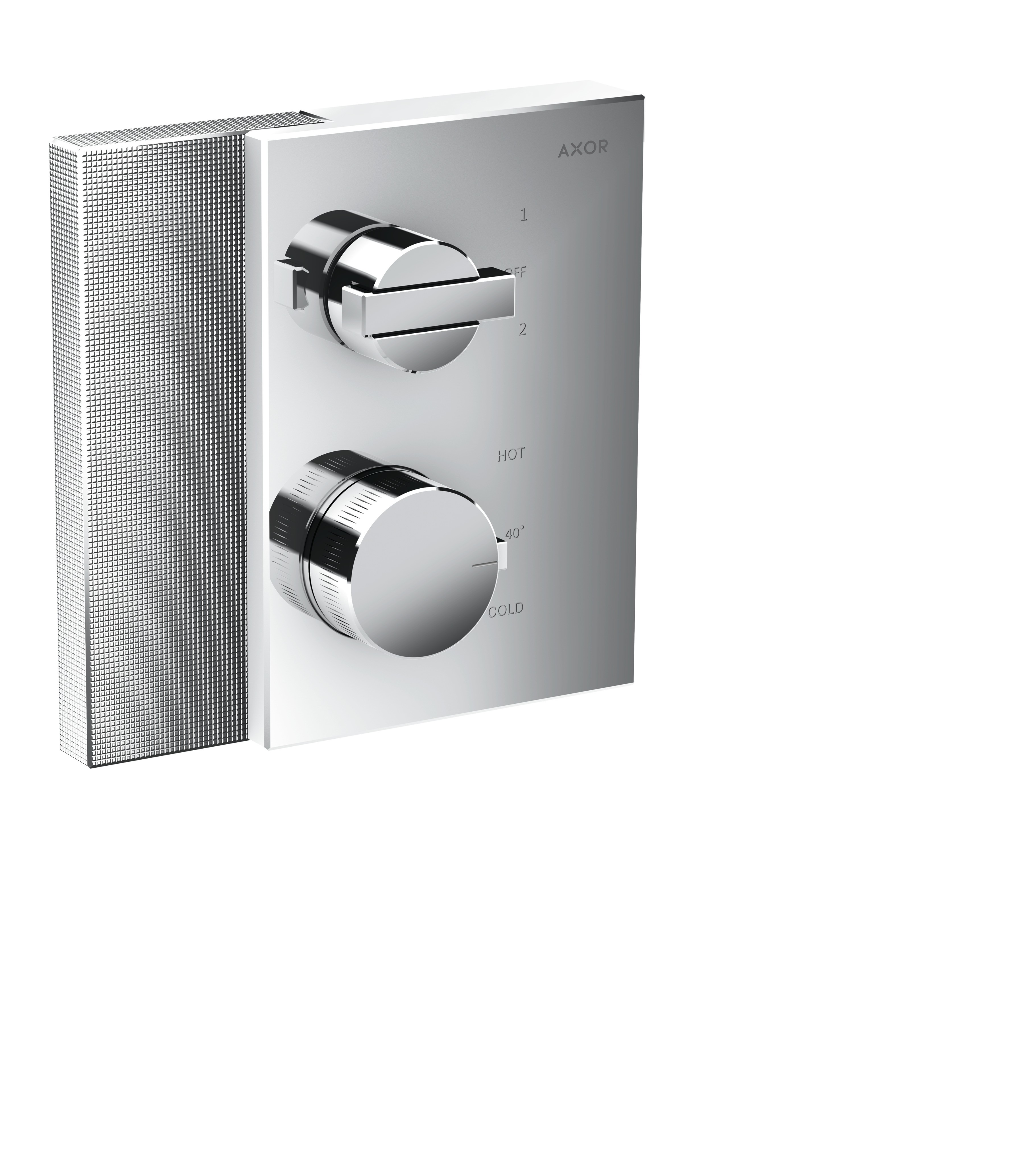 Hansgrohe Thermostat UP Axor Edge F-Set Diamantschliff chr.m.Absperr-u.Umstellv.