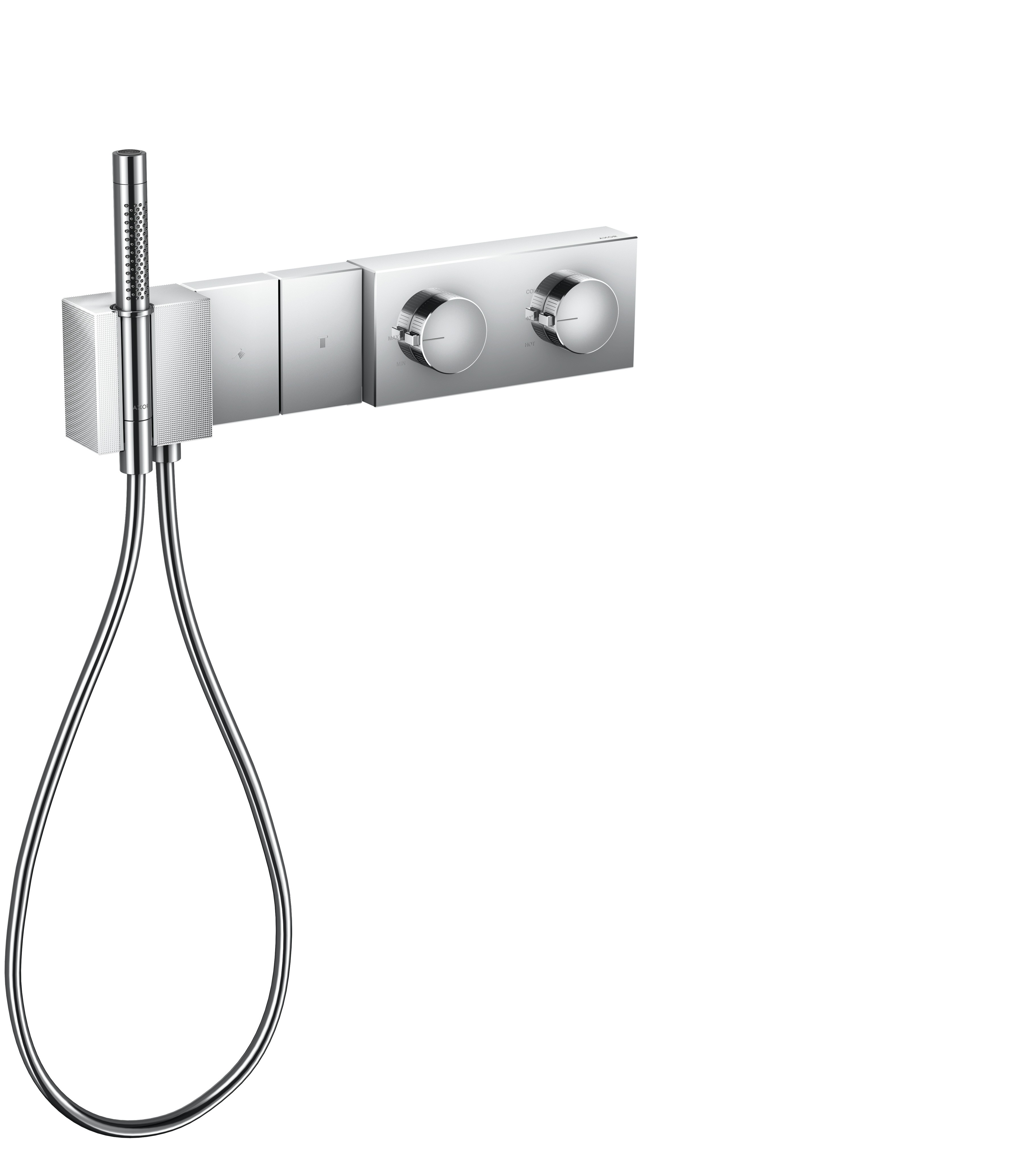 Hansgrohe Thermostatmodul Unterputz Select Axor Edge F-Set 2 Verbr.Diamantschliff chrom