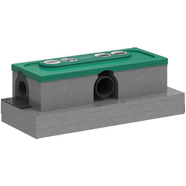 HG uBox universal GK für Duschrinnen Ablaufgehäuse für Standardinstallation