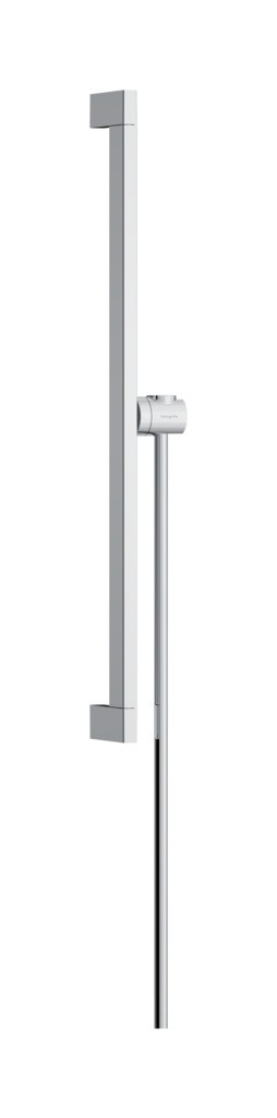Hansgrohe Unica Brausestange E Puro 65 cm mit Easy Slide Handbrausehalter und Isiflex Brauseschlauch 160 cm Chrom